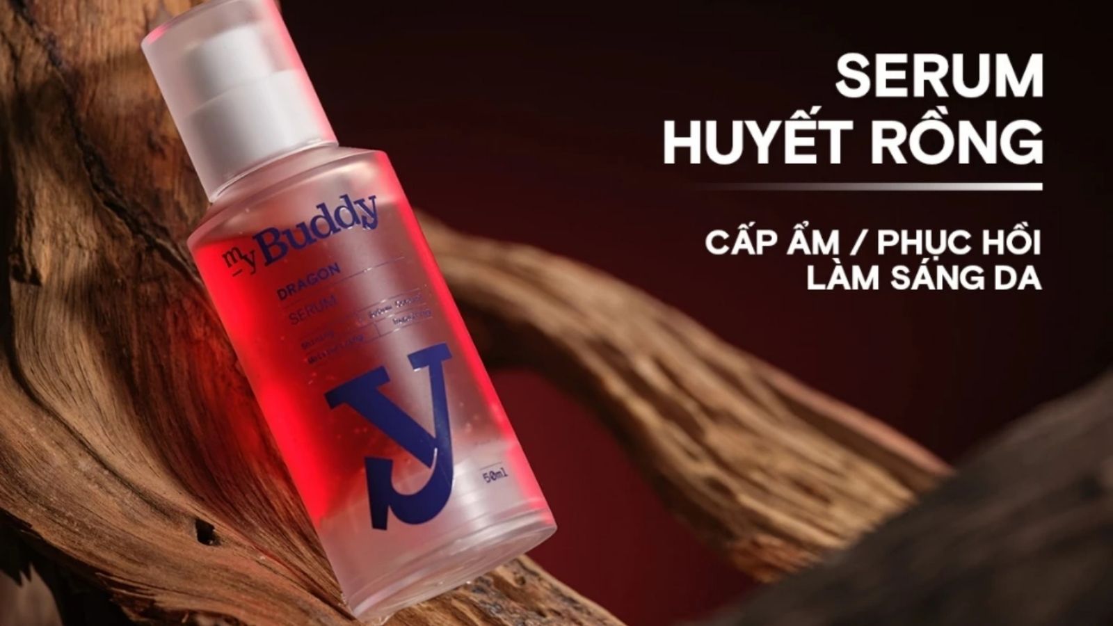 Sản phẩm serum huyết rồng myBuddy với công dụng 3 trong 1 cho làn da nam giới