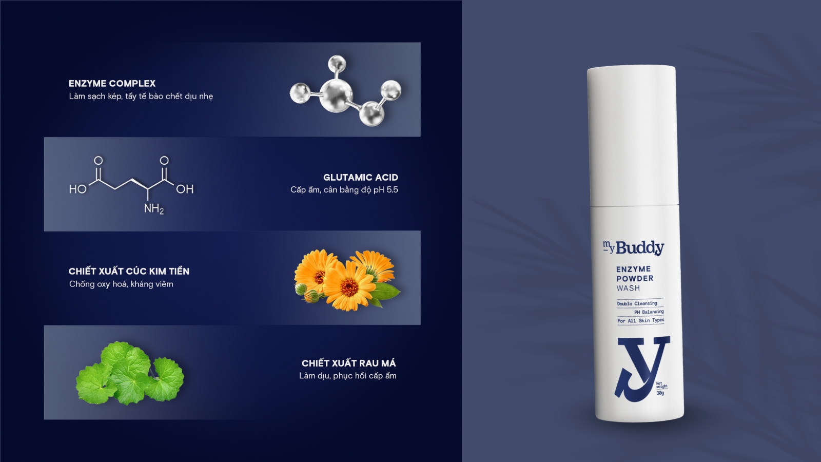 Bột rửa mặt Enzyme Powder Wash myBuddy