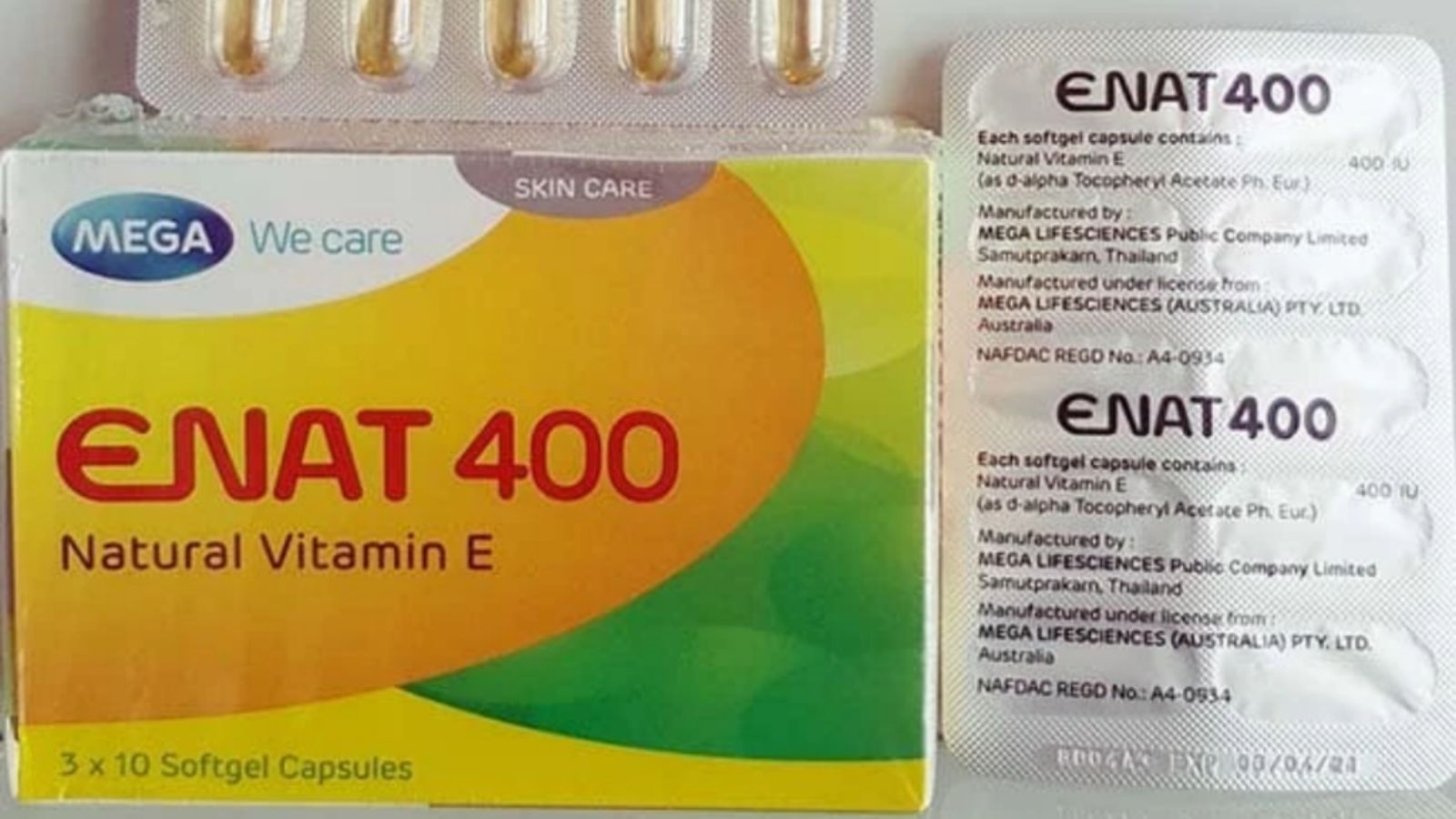 Enat 400 Vitamin E.